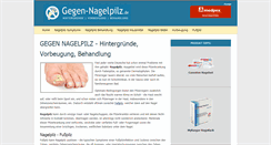 Desktop Screenshot of gegen-nagelpilz.de